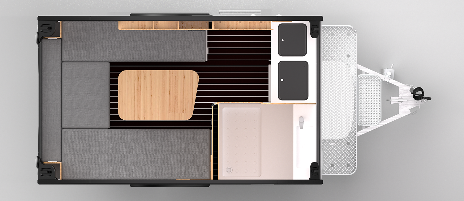 Comma-CB Camper Trailer