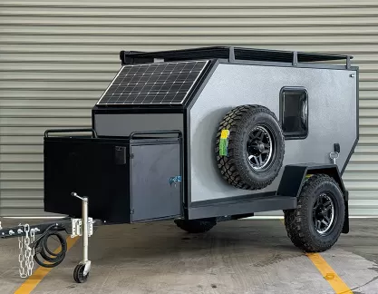 Fctrailers Black Rhino MINI-2B: Compact Camper RV and Small Tent Trailer for Adventure