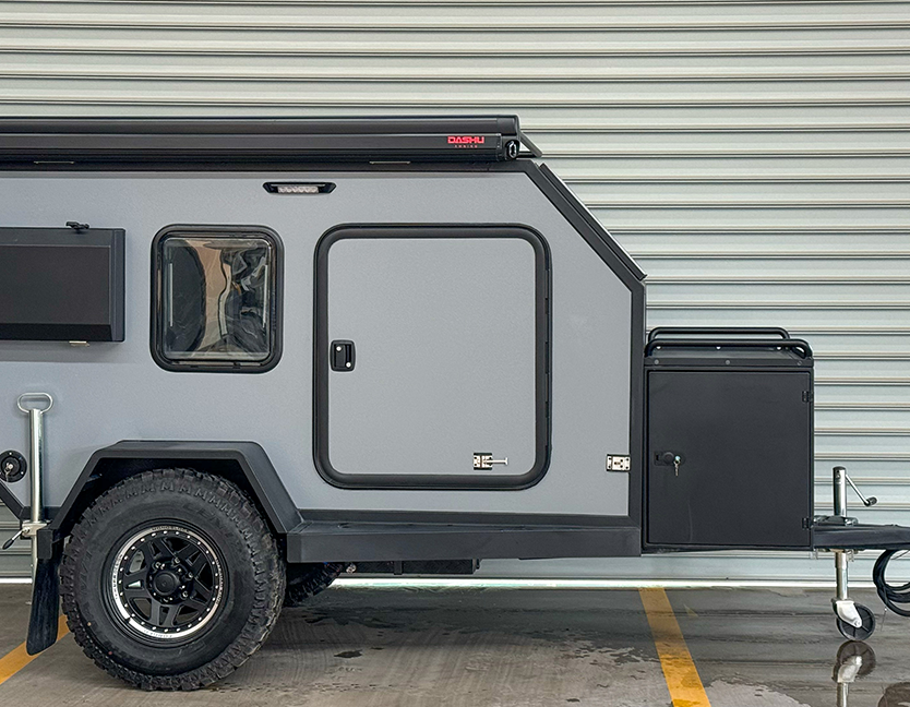 Fctrailers: The Black Rhino MINI-2B - Your Ideal Small Travel Trailer for Big Adventures