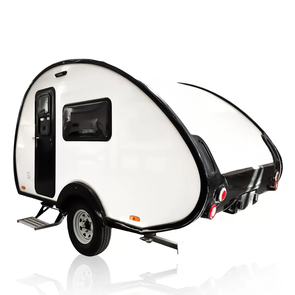 Mini Teardrop Camper Trailer Designed for Stylish, Compact Travel