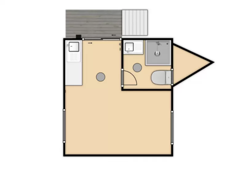 3.9m EXPANDING MOBILE CABIN / TINY HOME
