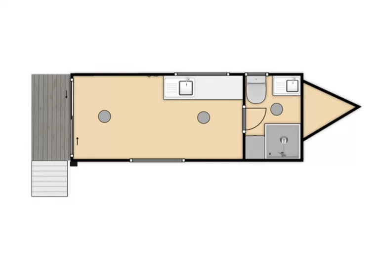 5.9m MOBILE CABIN / TINY HOME
