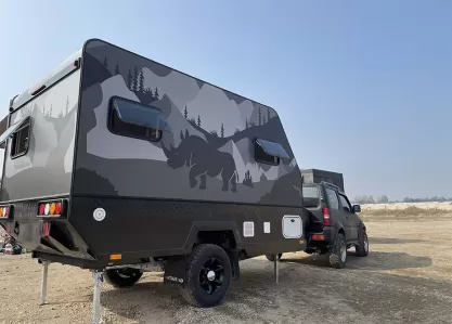 Black Rhino T11: Innovative Off-Road Pop-Top Caravans by Fctrailers