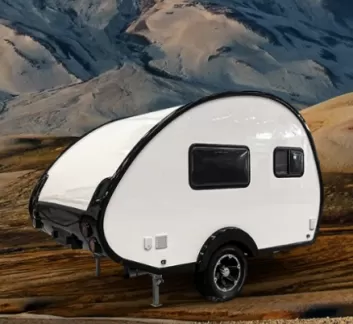 Mini Teardrop Camper Trailer Designed for Compact Travel