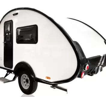 Mini Teardrop Camper Trailer Designed for Stylish, Compact Travel