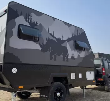 Black Rhino T11: Innovative Off-Road Pop-Top Caravans by Fctrailers